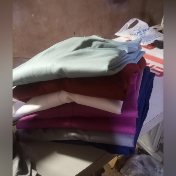 Men's African 3 Pcs Set short Sleeve traditional suit Agwada, inside and trouser - Picture 2 of 3